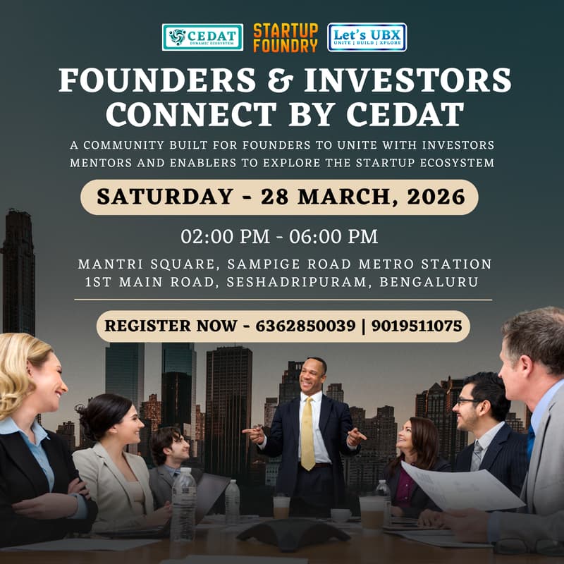 Cover Image for Founders & Investors Connect by CEDAT