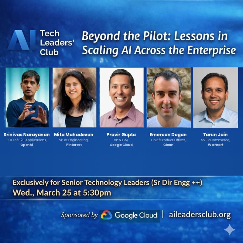 Cover Image for AI Tech Leader's Club, Q1 2026