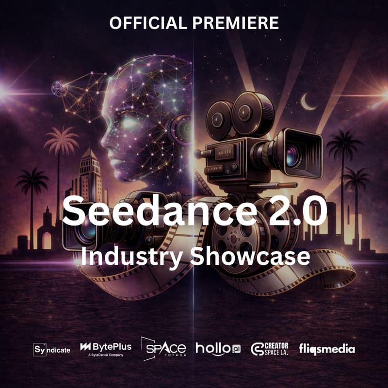 Cover Image for Seedance 2.0 Official US Premiere & Showcase
