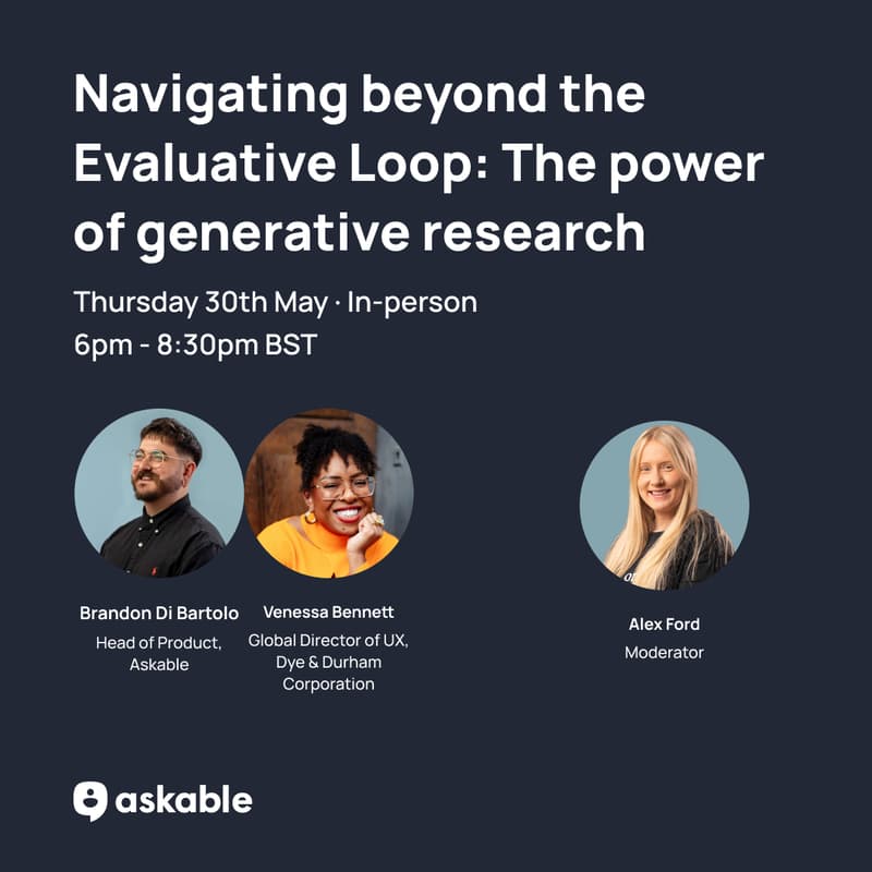 Cover Image for Navigating beyond the Evaluative Loop:  The power of generative research