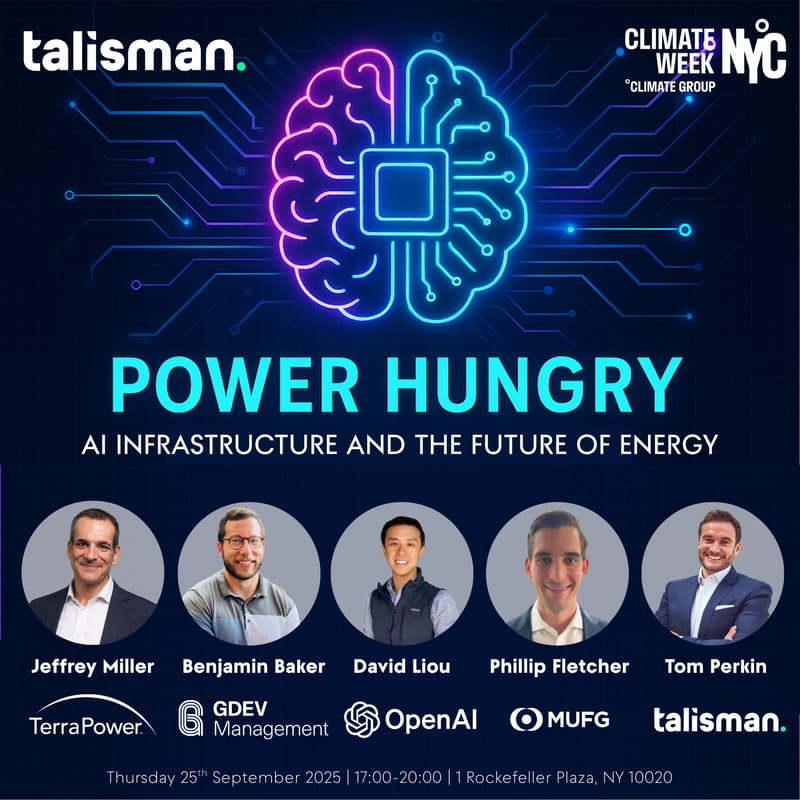 Cover Image for Power Hungry - AI Infrastructure and the Future of Energy with Open AI, TerraPower, GDEV, MUFG and Talisman