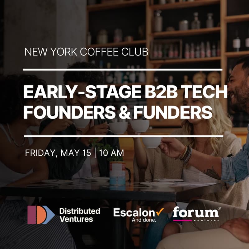Cover Image for NYC Coffee Club | Early-Stage B2B Founders & Funders