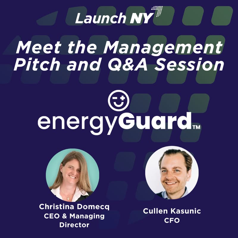 Cover Image for Energy Guard: Meet the Management Pitch and Q&A Session