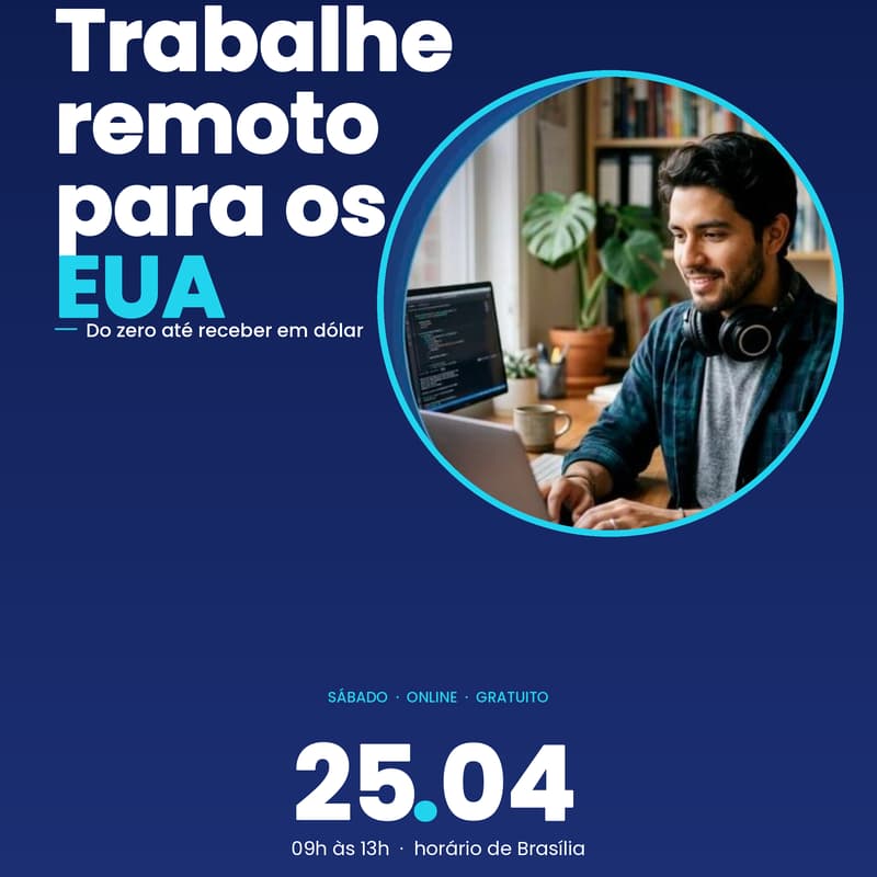 Cover Image for Workshop: Trabalhe Remoto para os EUA