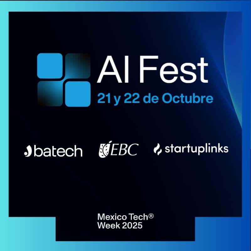 Cover Image for AI Fest (Día 2) by Startuplinks, Batech y EBC