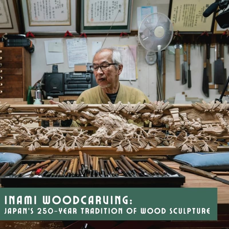 Cover Image for Inami Woodcarving: Japan’s 250-Year Tradition of Wood Sculpture