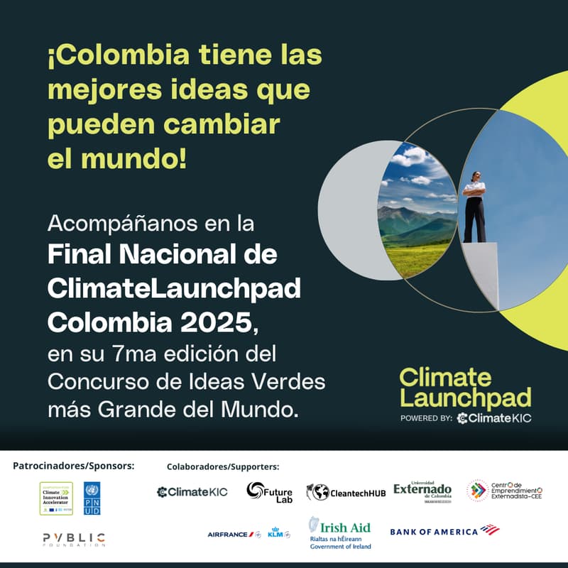 Cover Image for Final Nacional ClimateLaunchpad - Colombia 2025