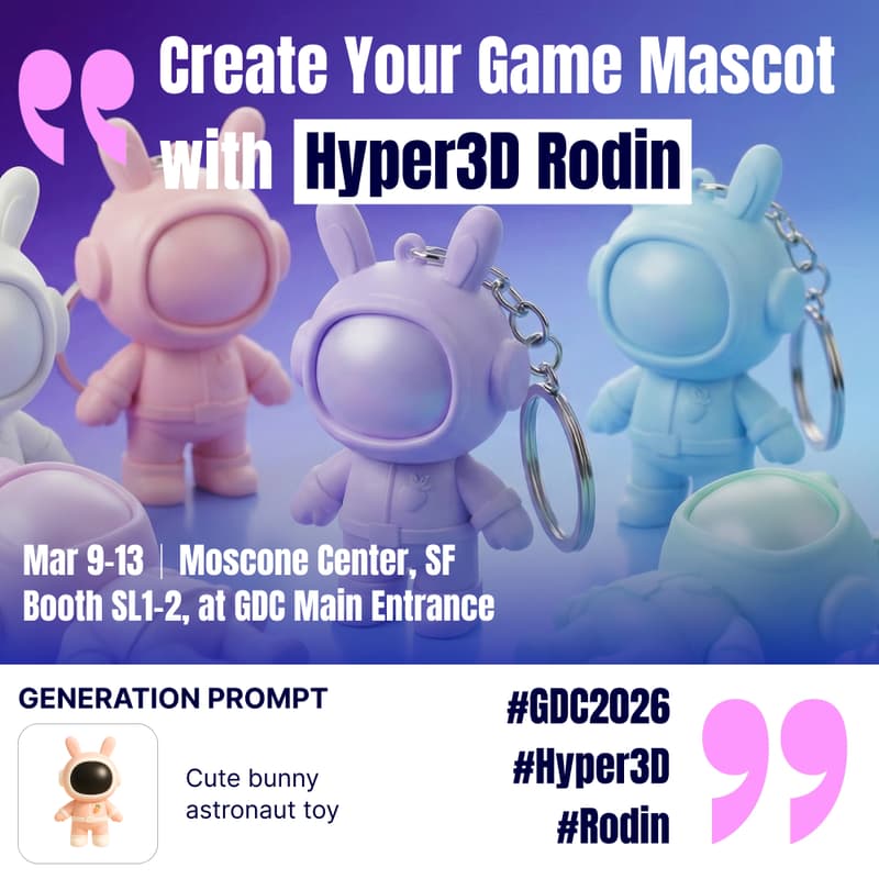 Cover Image for GDC 2026: Create Your Own Game Mascot
