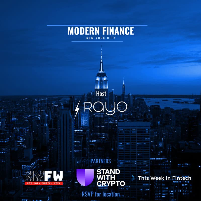Cover Image for Modern Finance: New York Fintech Week Mixer by Rayo Capital