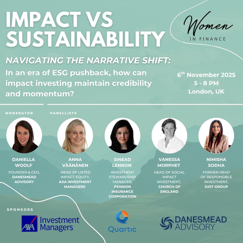 Cover Image for ESG series -Impact vs. Sustainability: Navigating the Narrative Shift"