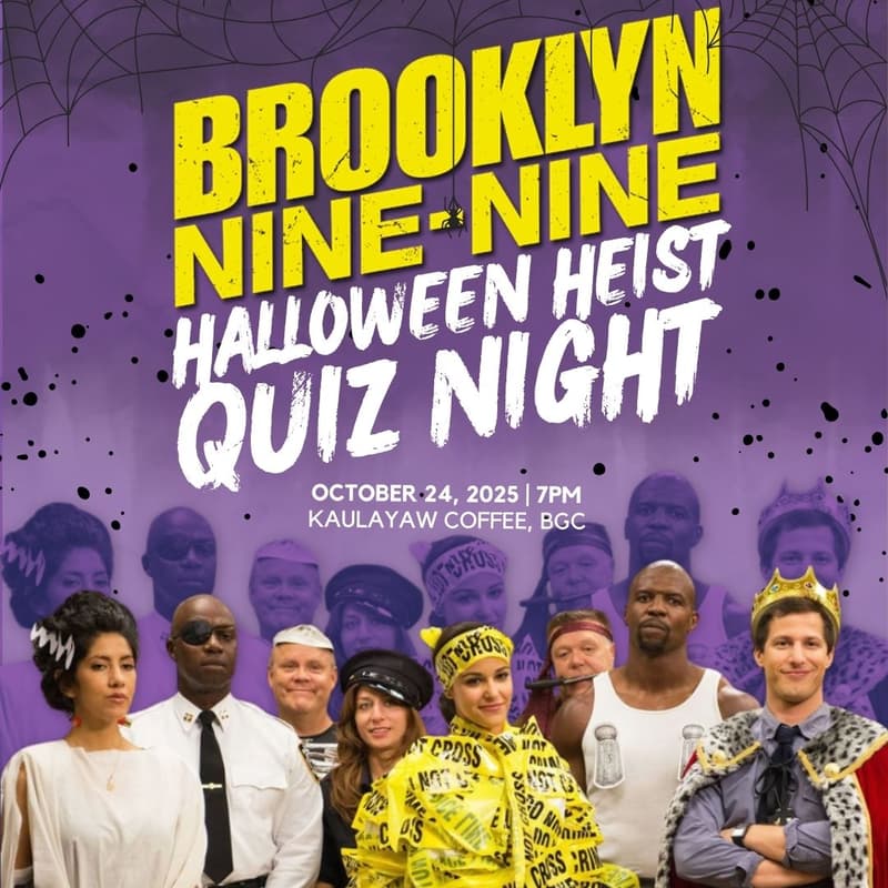 Cover Image for Brooklyn Nine-Nine Quiz Night: Halloween Heist (Friday, October 24 | 7PM)