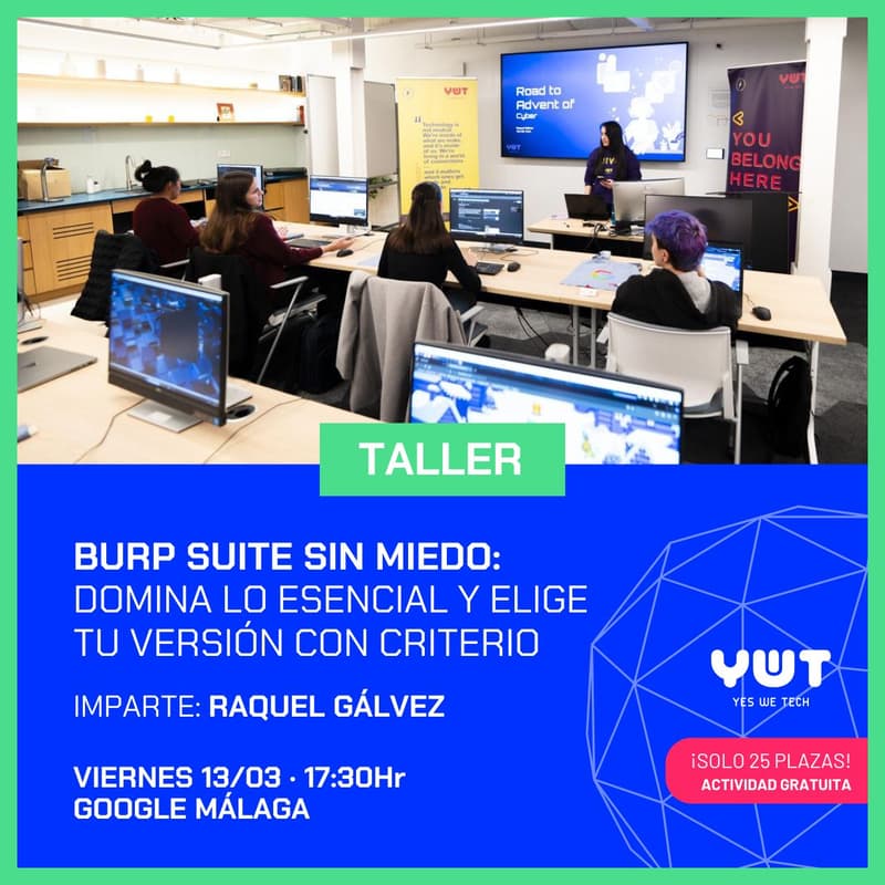 Cover Image for TALLER YWT- Burp Suite sin miedo: domina lo esencial y elige tu versión con criterio