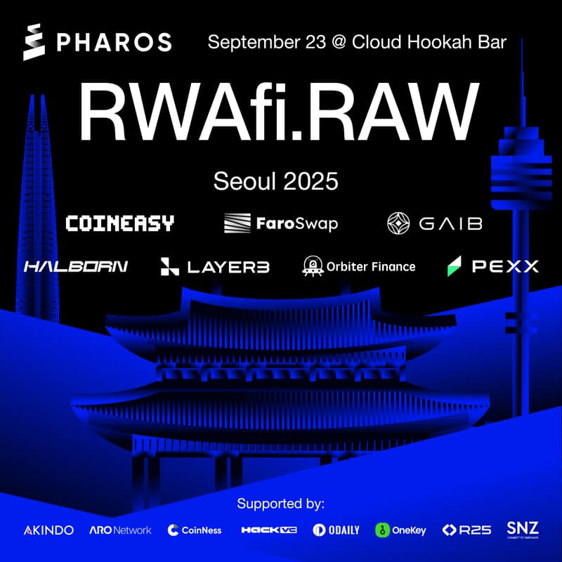 Cover Image for RWAfi.RAW : Pharos RWA Stakeholders Meetup & Rooftop Party @KBW