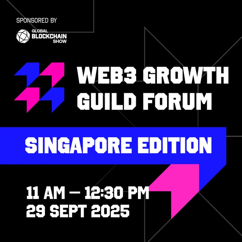 Cover Image for Web3 Growth Guild Forum: SG Edition