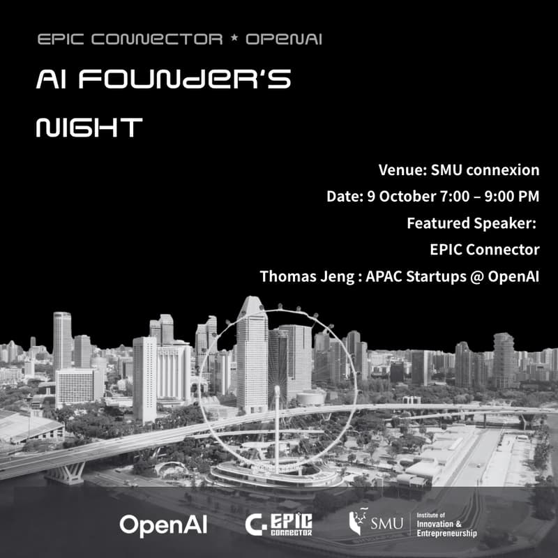 Cover Image for 🚀OpenAI x Epic Connector: AI Founder’s Night