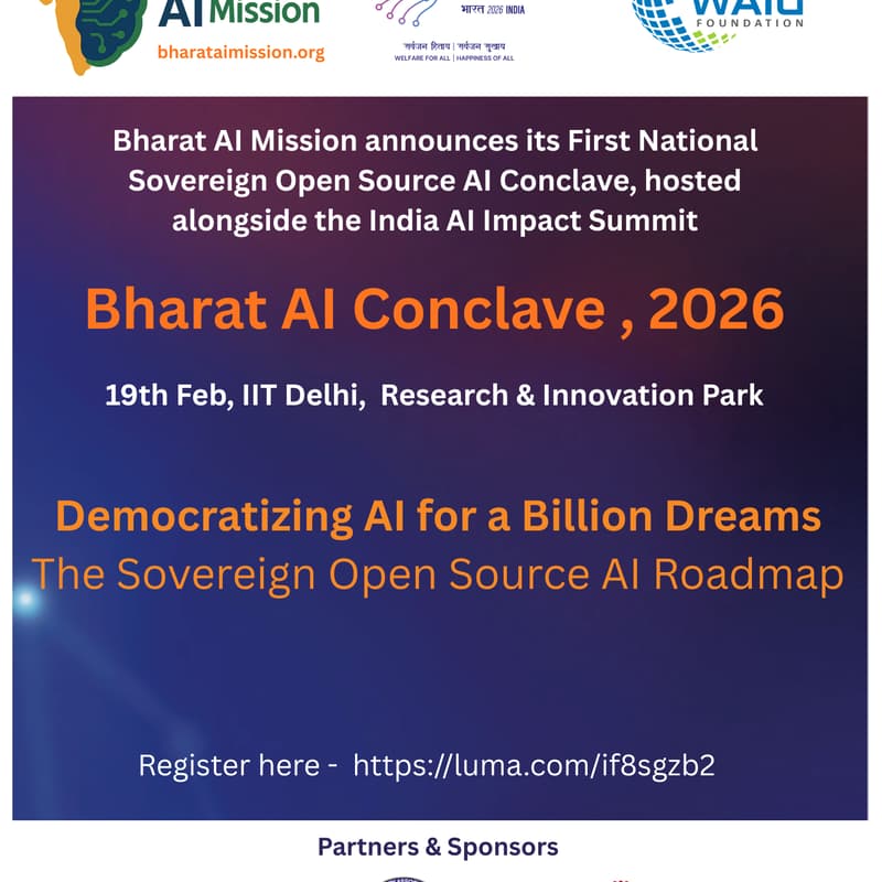 Cover Image for Bharat AI Conclave 2026