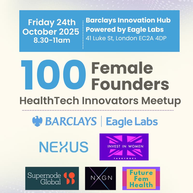 Cover Image for 100 Female Founders : Women's Health Innovators