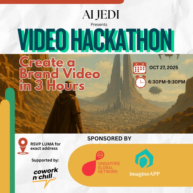 Cover Image for AI Video Hackathon: Create a Fun Video in 3 Hours