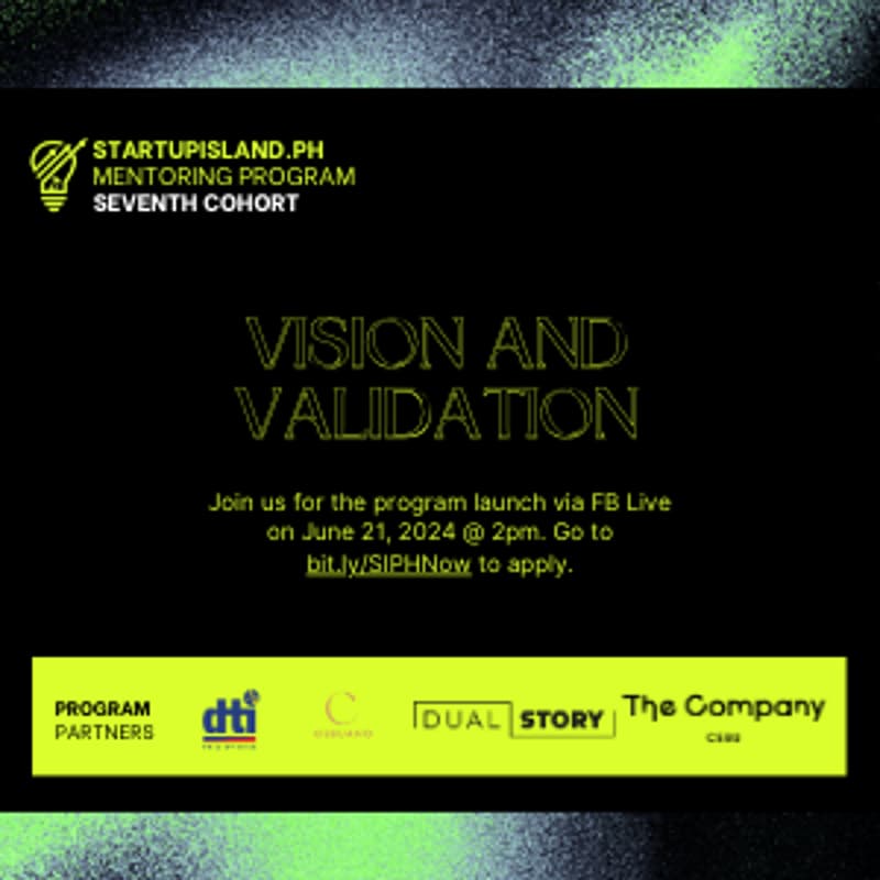 Cover Image for Vision & Validation | Startup Mentoring Program #SIPH7