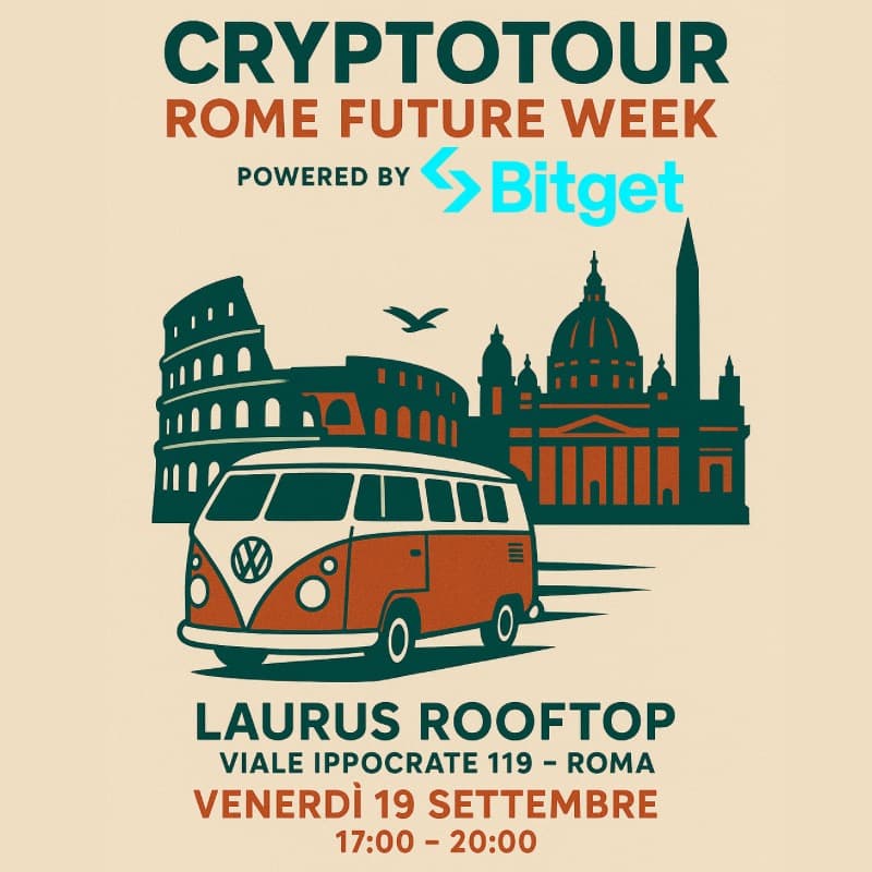 Cover Image for CRYPTOTOUR: Rome Future Week Powered by Bitget