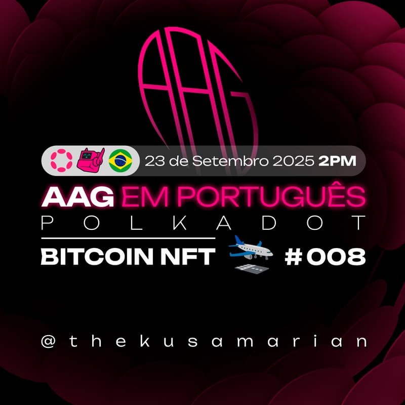 Cover Image for Live AAG em português - Analise Aberta de Governança <Polkadot>