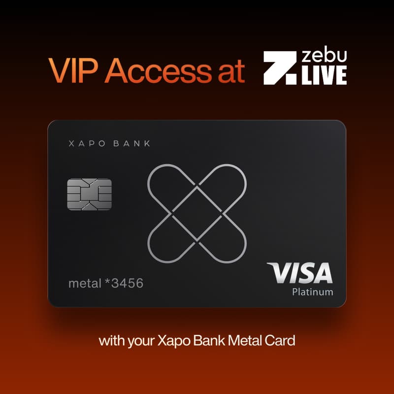 Cover Image for Xapo Bank VIP Lounge Access at Zebu Live