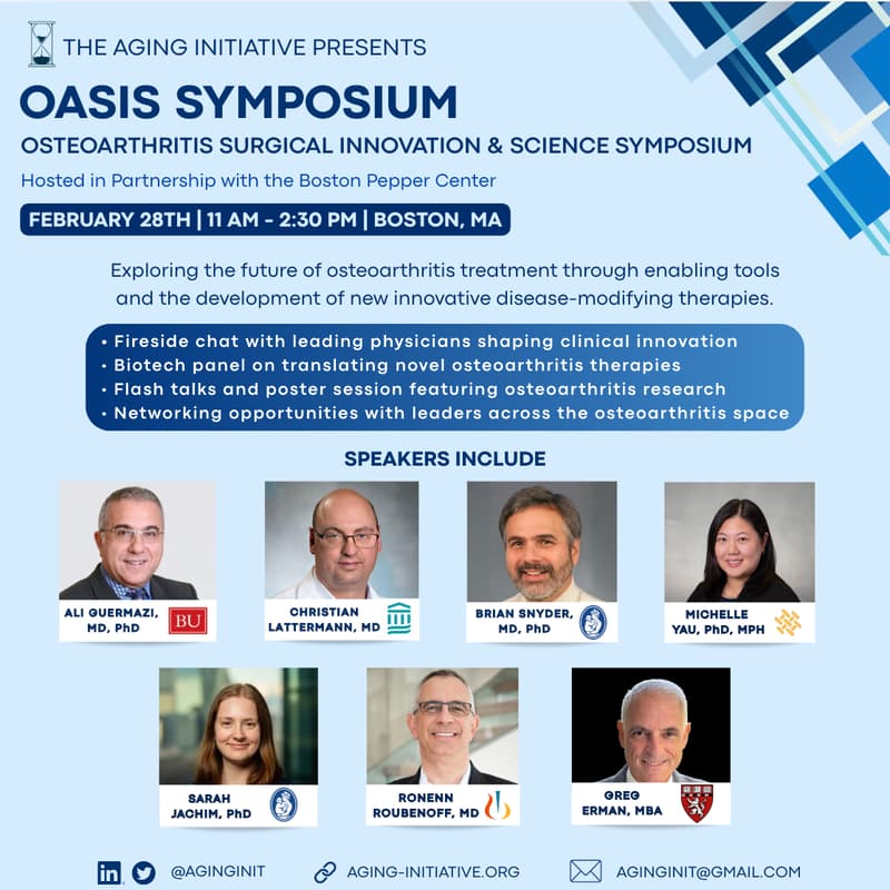 Cover Image for Osteoarthritis Surgical Innovation and Science (OASIS) Symposium