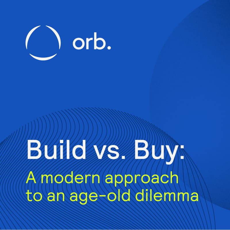 Cover Image for Build vs. Buy: A modern approach to an age-old dilemma
