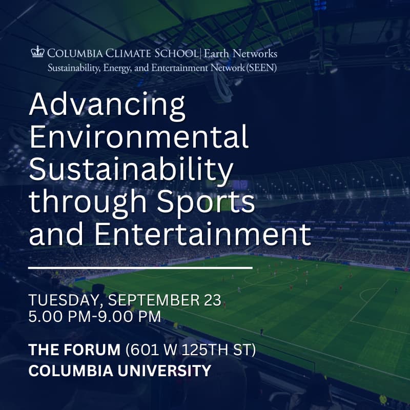 Cover Image for Advancing Environmental Sustainability through Sports and Entertainment