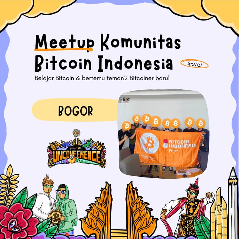 Cover Image for Bitcoin Indonesia Community Meetup Bogor 01 Agustus 2026