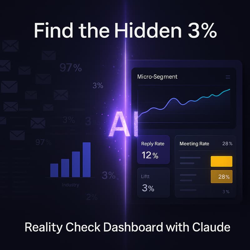 Cover Image for AI in Action #4: Find the Hidden 3% - Turn Dead Outreach Data into Revenue Gold with Claude Artifacts