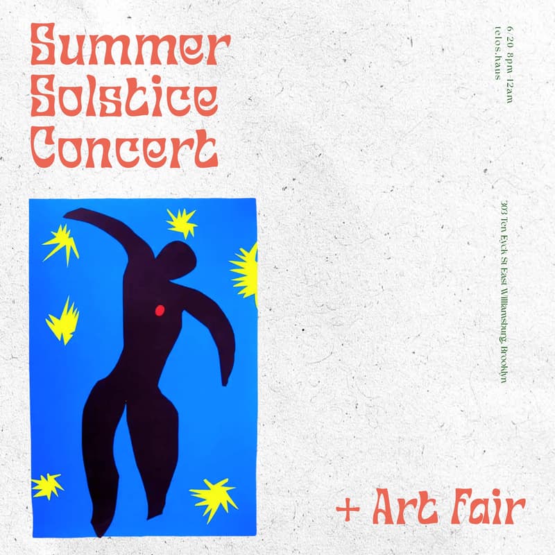 Cover Image for Summer Solstice Concert+Art Fair
