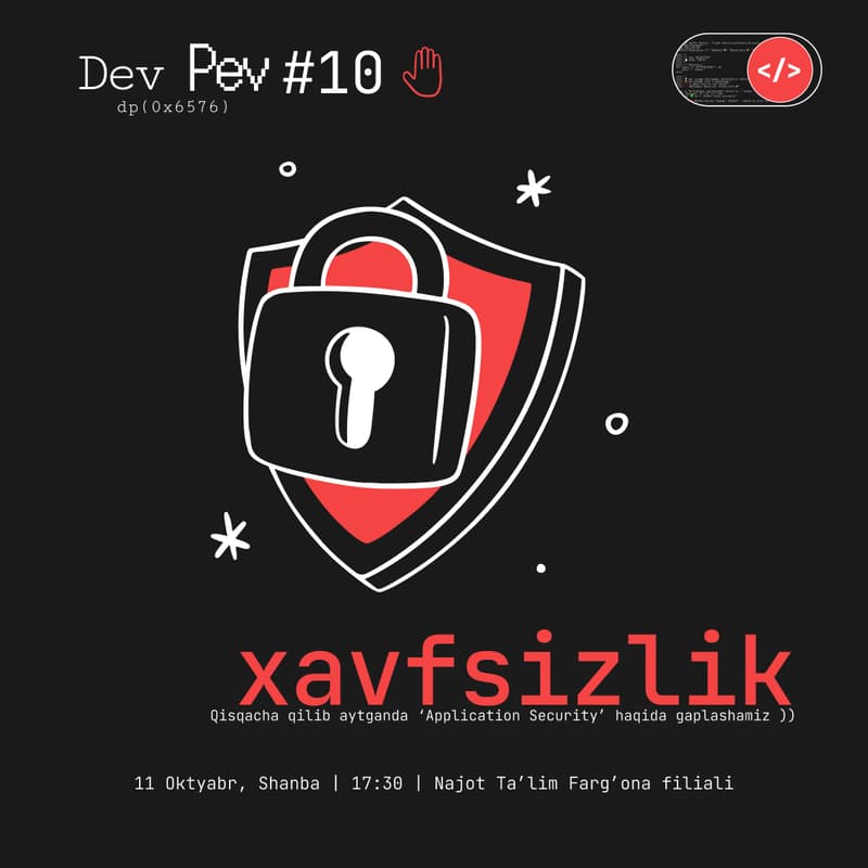 Cover Image for DevPev meetup #10 🤚