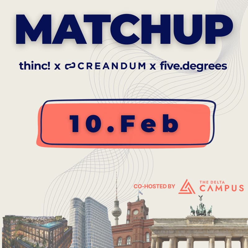 Cover Image for MATCHUP by thinc! x Creandum x five.degree