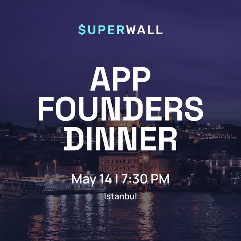 Cover Image for AGS Istanbul: App Founders Dinner