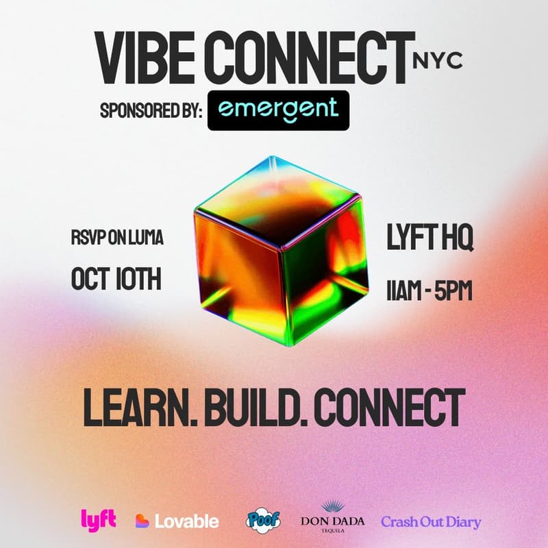 Cover Image for Vibe Connect NYC — Sponsored by Emergent