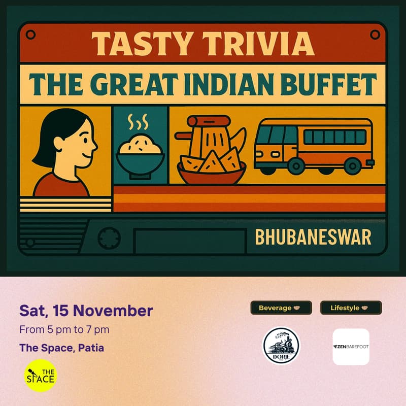 Cover Image for Tasty Trivia, BBSR | The Great Indian Buffet | Earlybird Tickets @ ₹129