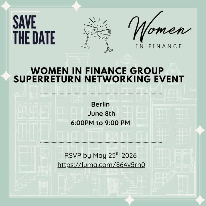 Cover Image for SuperReturn Berlin Women in Finance Group Side event