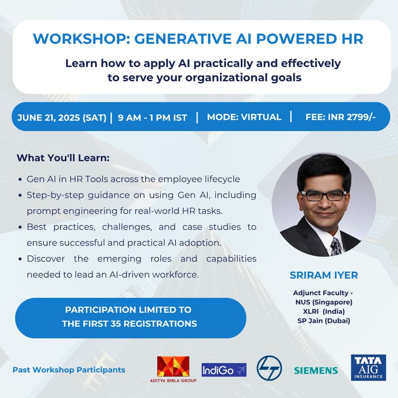 Cover Image for Workshop: Generative AI Powered HR