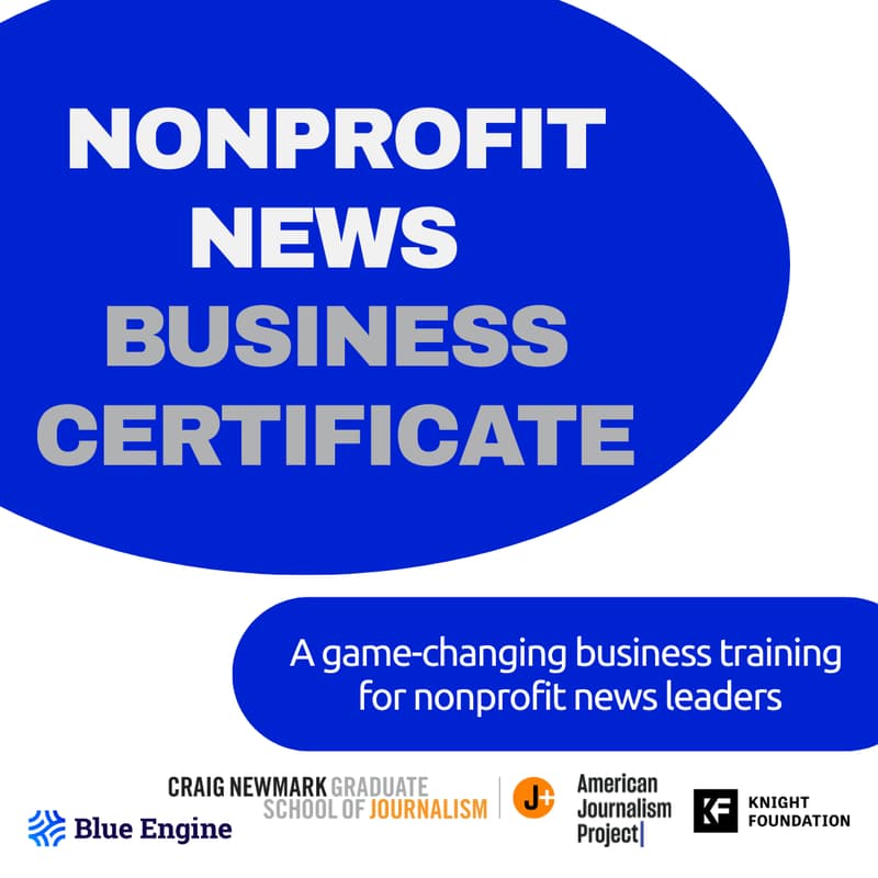 Cover Image for Nonprofit News Business Certificate Info Session