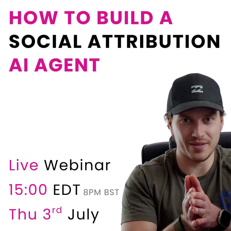 Cover Image for Creating a Social Attribution AI Agent with Max Mitcham