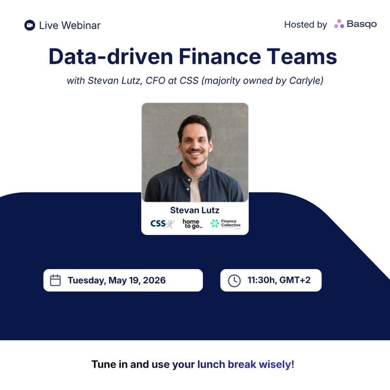 Cover Image for Webinar: How Finance Teams in PE-Backed Companies Build Data-Driven Planning — Lessons from the CFO Chair