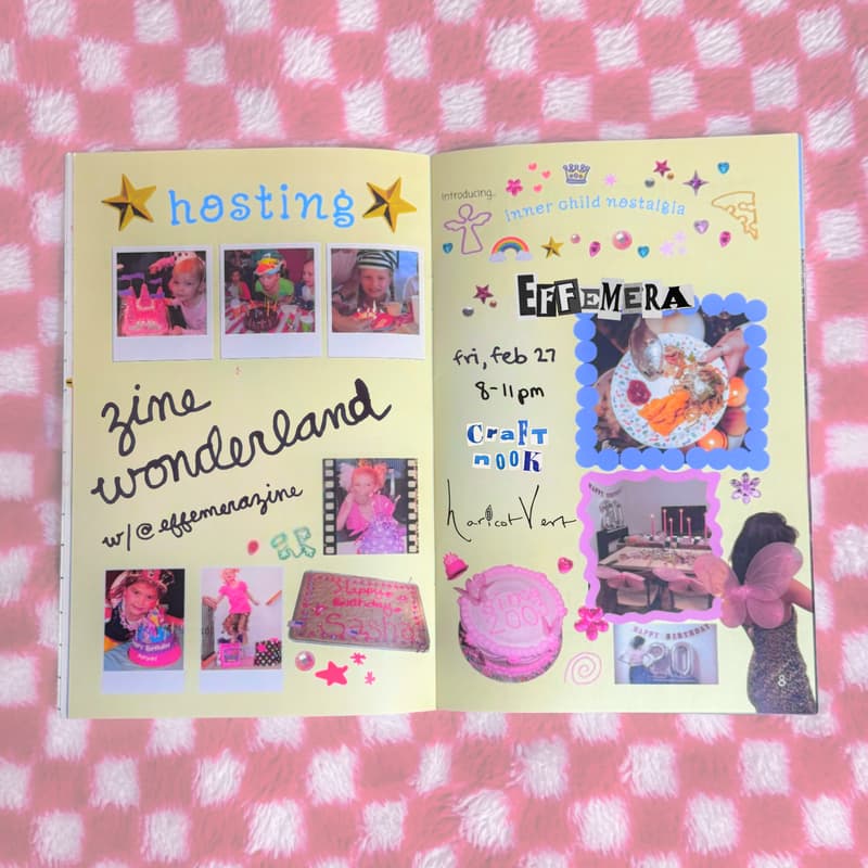 Cover Image for zine wonderland w/ @effemerazine