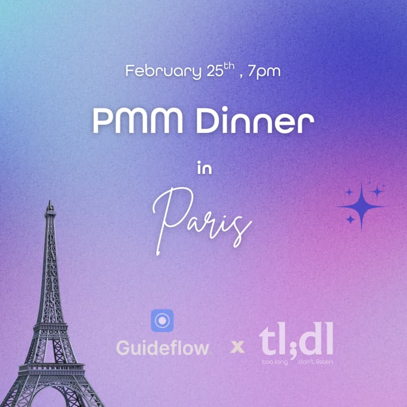 Cover Image for Product Marketing Dinner in Paris