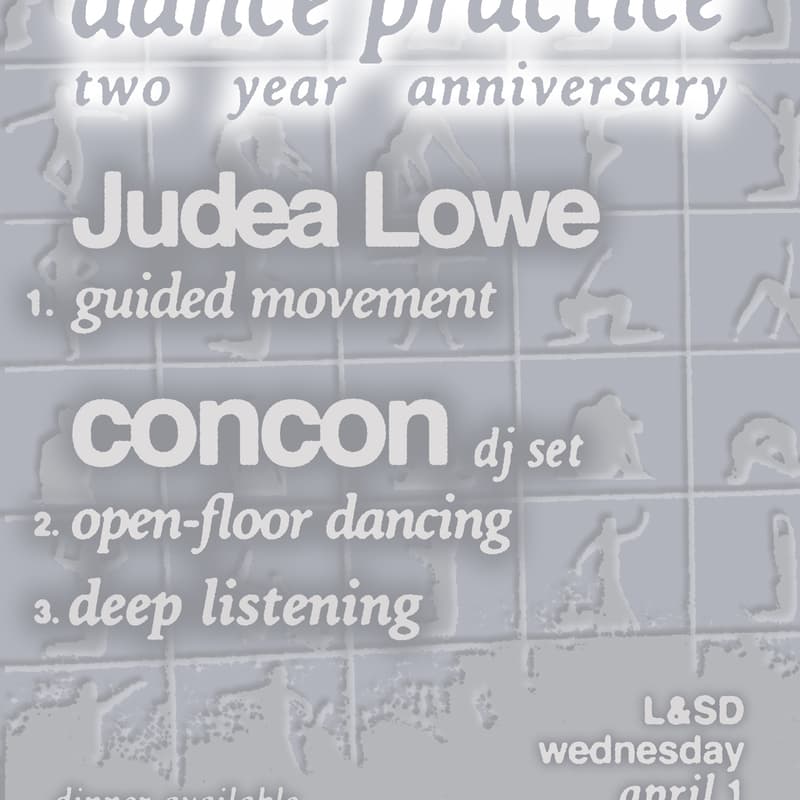 Cover Image for dance practice: concon & Judea Lowe (2 year anniversary!)