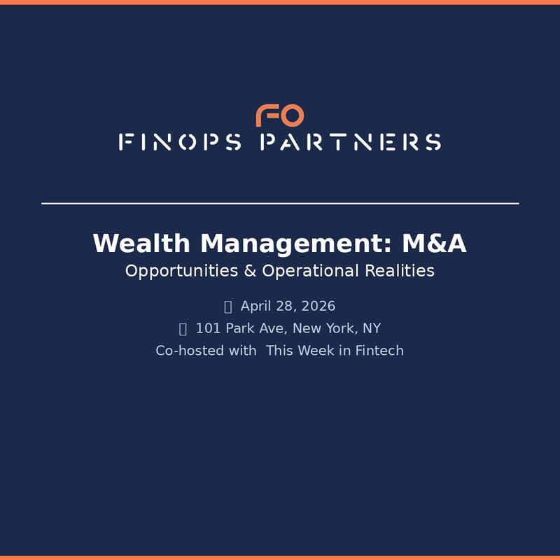 Cover Image for Wealth Management: M&A Opportunities and Operational Realities