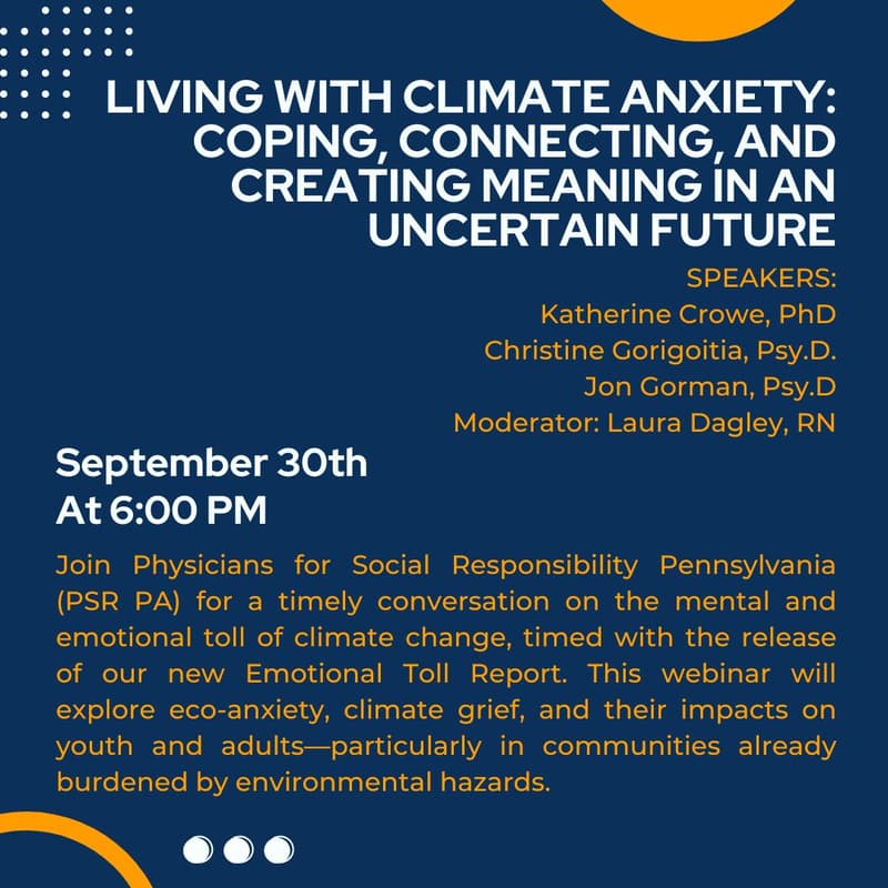 Cover Image for Living with Climate Anxiety: Coping, Connecting, and Creating Meaning in an Uncertain Future