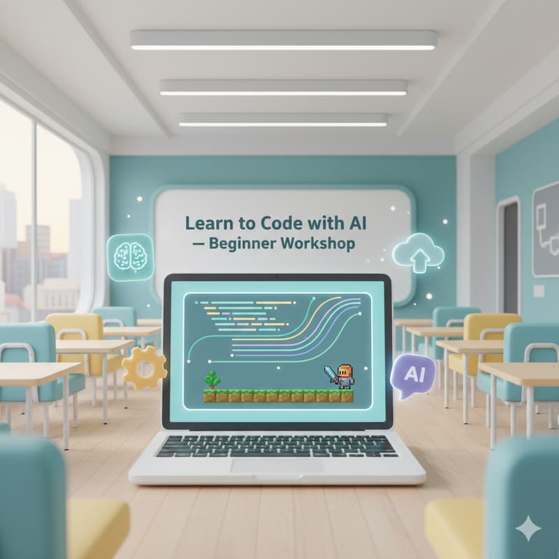 Cover Image for Hello World: Beginners Guide to Coding with AI in 60 Minutes - FREE
