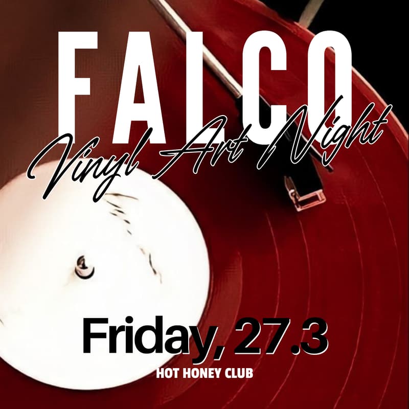 Cover Image for FALCO VINYL ART NIGHT