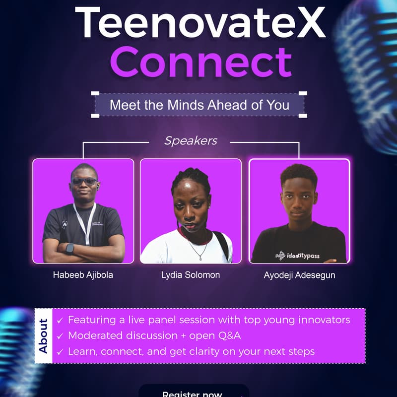 Cover Image for TeenovateX connect: Meet the minds ahead of you